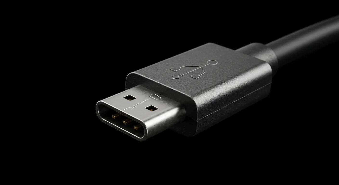 USB Type-Cのイメージ（ImageFX生成）