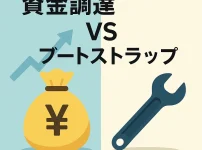 スタートアップ資金調達 vs ブートストラップ_サムネ